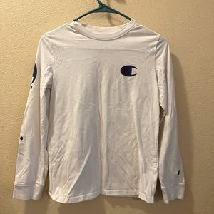 White champion shirt (L boys)